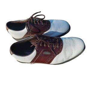 FootJoy Originals eComfort Golf Shoes 57760 Men’s size 11.5 M Brown/White